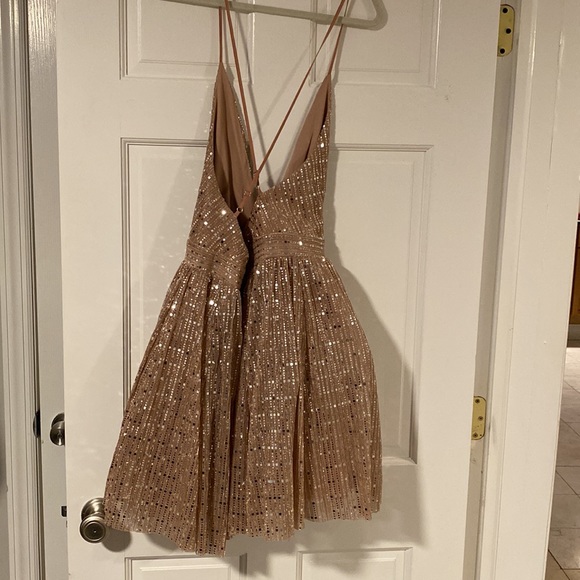 Purple Sequins dress - Picture 2 of 2